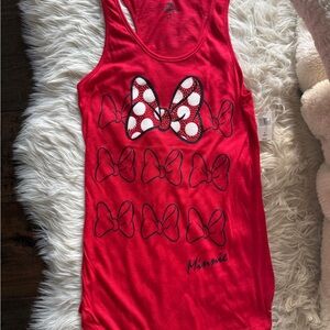 Disney Parks Red Sleeveless Top